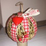 Palle di Natale con corda e palloncini. Proviamoci.